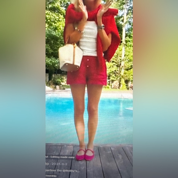 Rothy‘s red lollipop Square toe Mary Jane, size 9, NIB - Picture 2 of 8